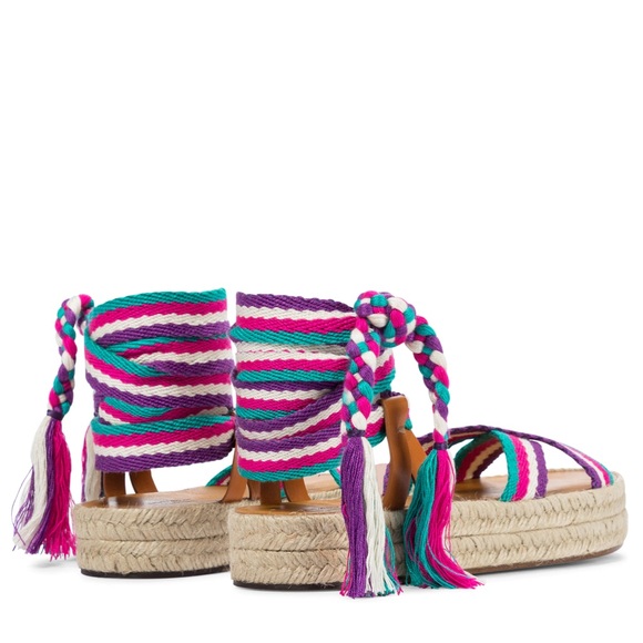 ISABEL MARANT NWT Box Mezzee Platform Wedge Espadrille 36/6 - Picture 9 of 9